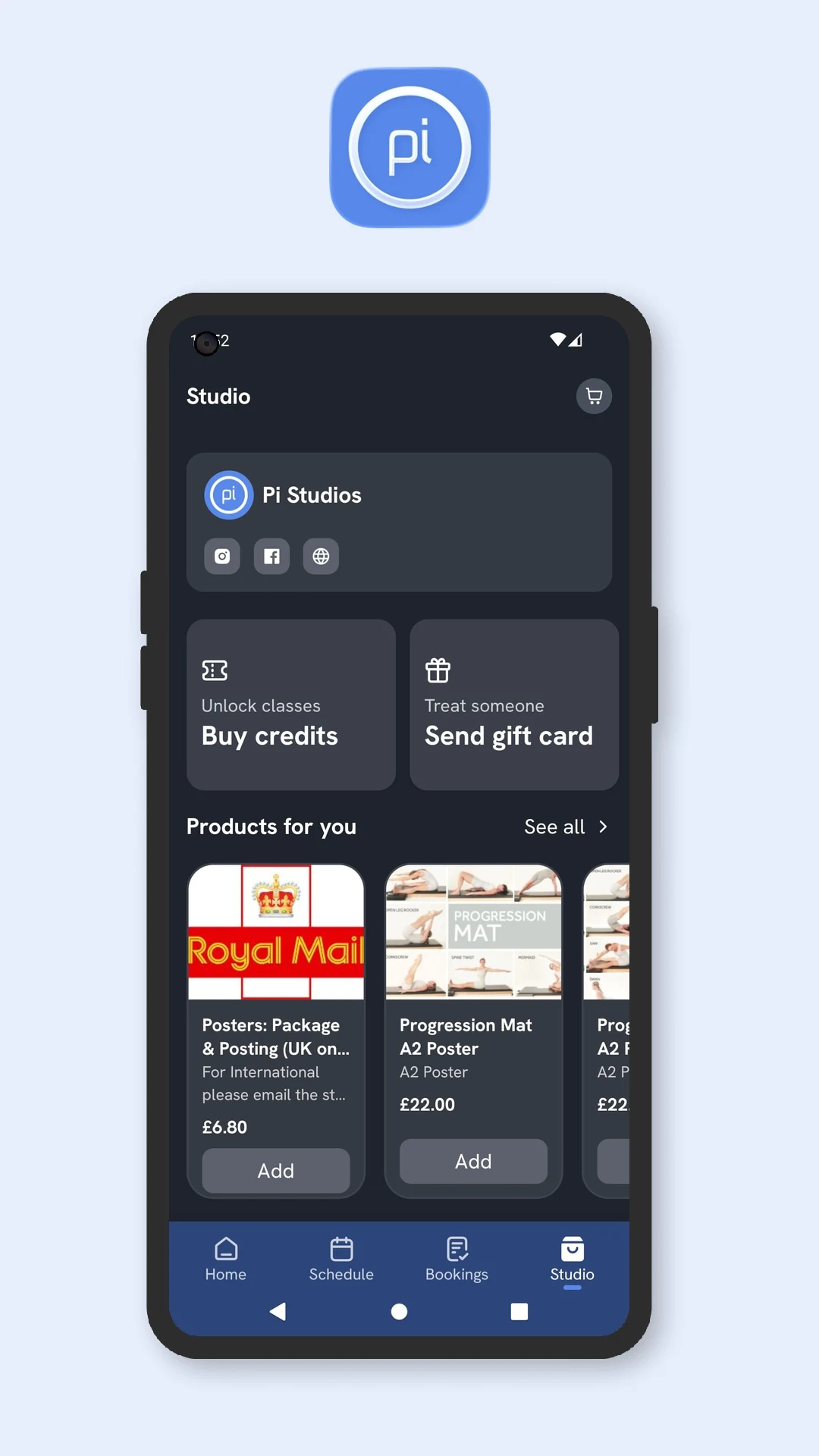 Pi Studio screenshot